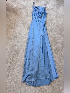 Jonathan Simkhai Slate Blue Dress Bodice